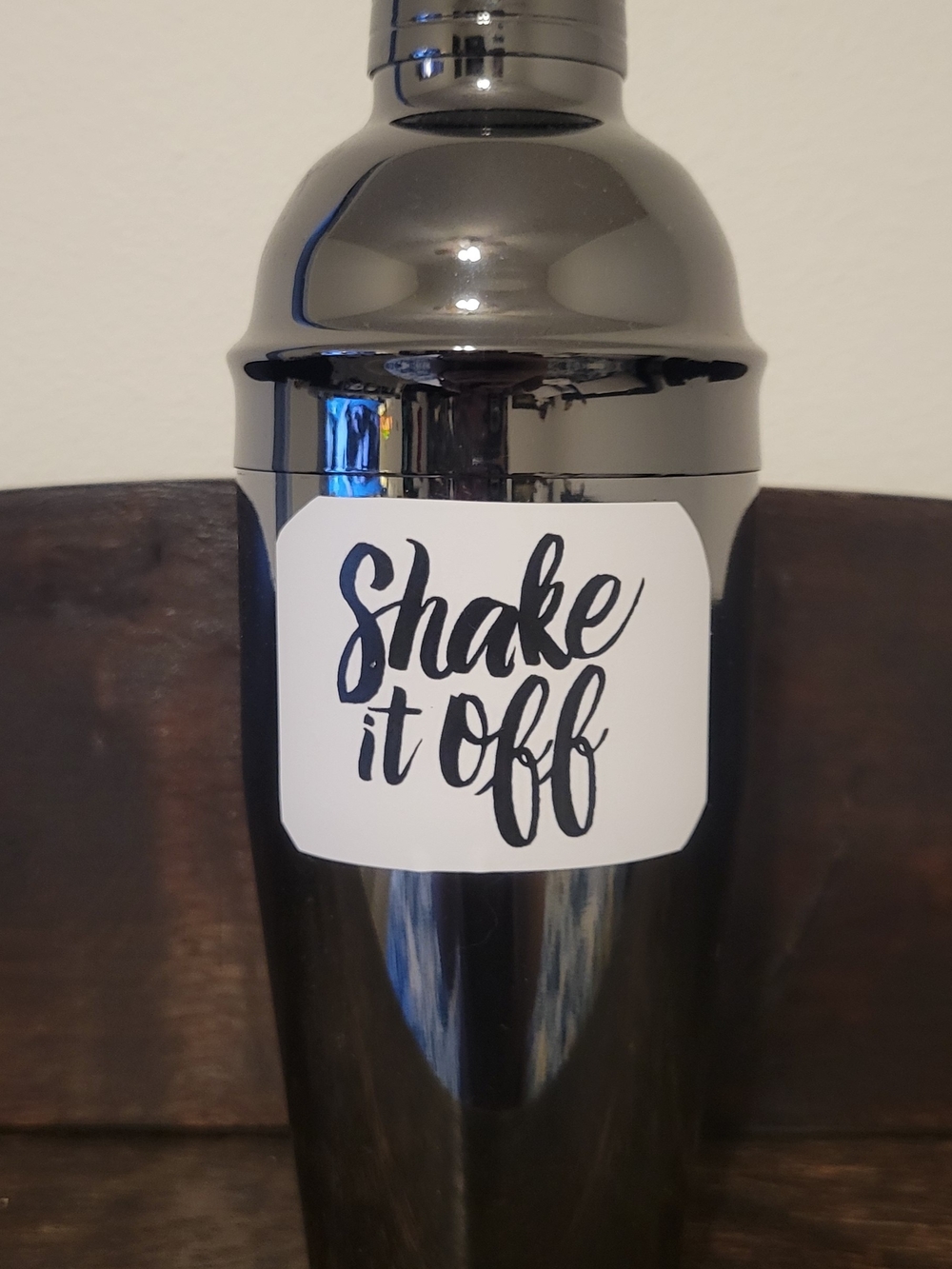 Black Cocktail Shaker - Shake It Off